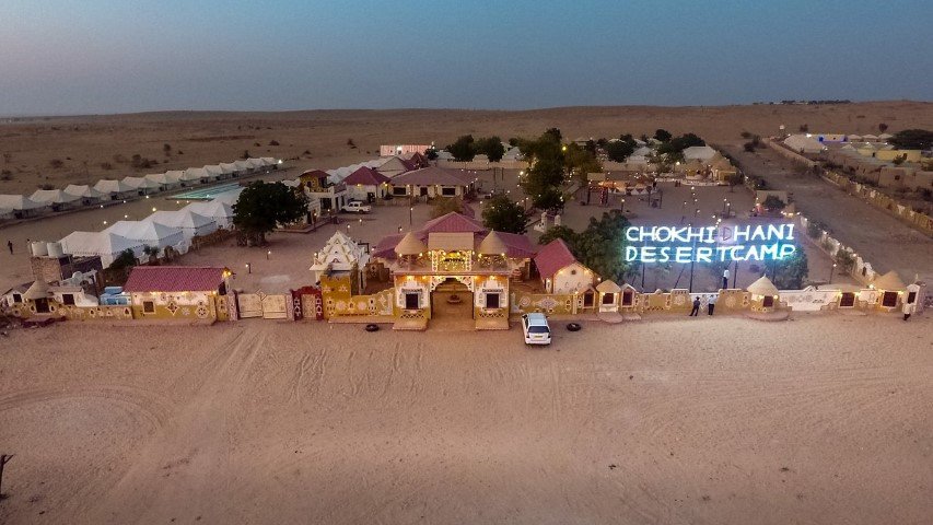 CHOWKI DHANI PALACE IN DESERT CAMP - Jaisalmer
